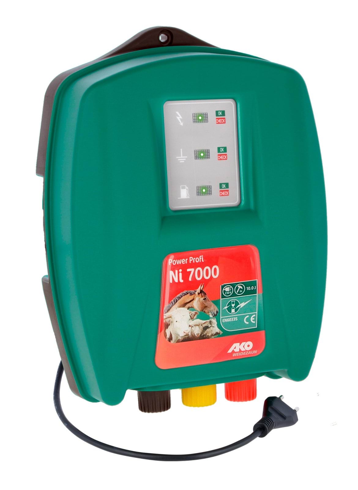 Elektryzator sieciowy Power Profi NI 7000, dla dzików, bydła, owiec i kóz, 10 J, AKO - Cavalo